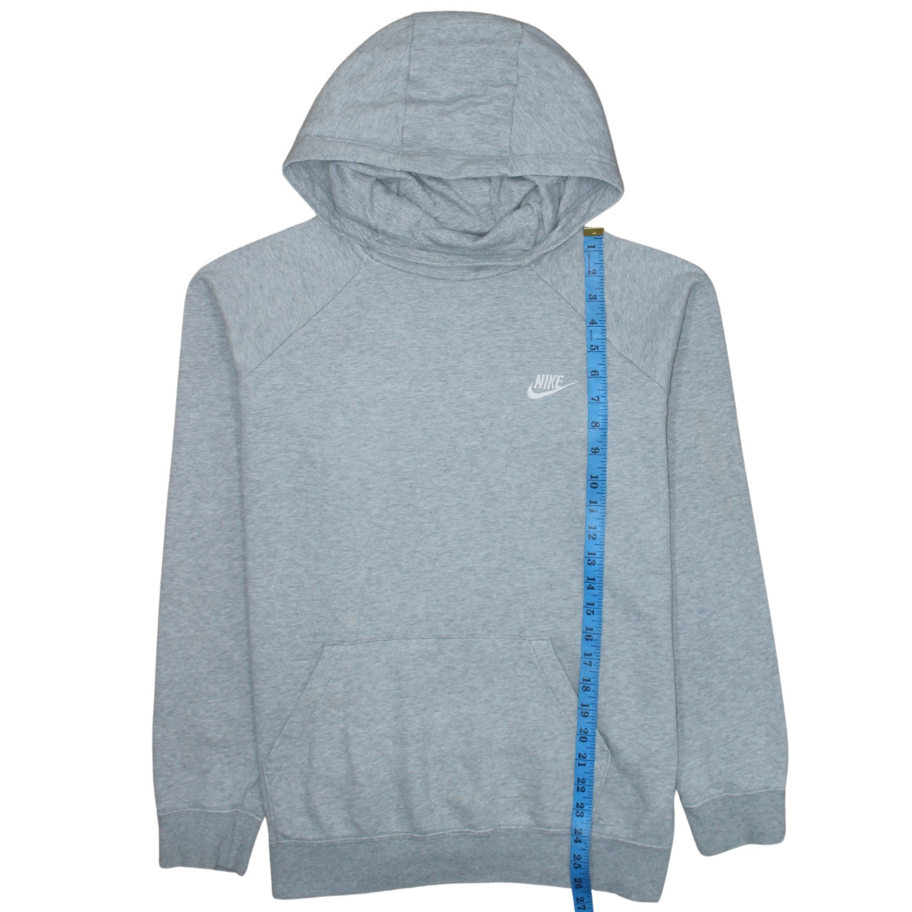Nike Mens Grey XL Pullover Hoodie Regular Fit Cotton Blend