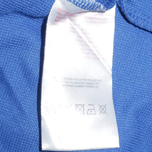 Le Shark Men's Blue Full Zip Sweatshirt Medium Polyester Retro Sports