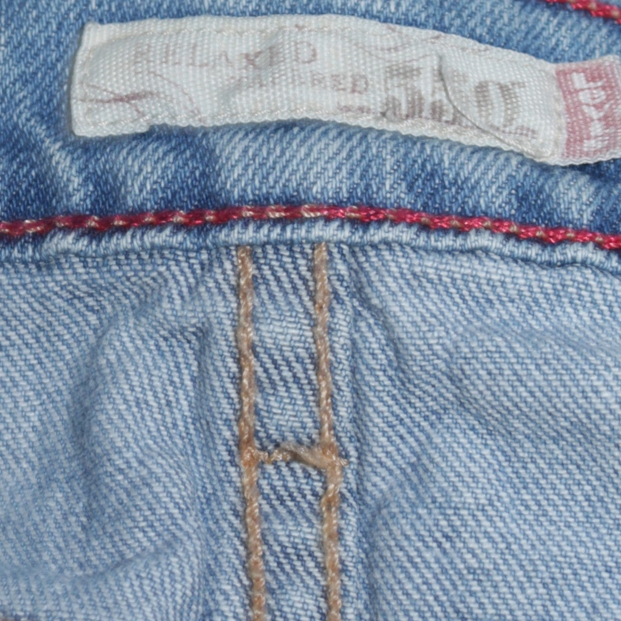 Levi's Womens Blue 550 Relaxed Fit Straight Jeans Size 4 Short