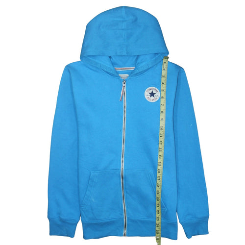 Converse Boys Blue Full Zip Hoodie XL 13-15 Years Cotton Blend Casual All Star