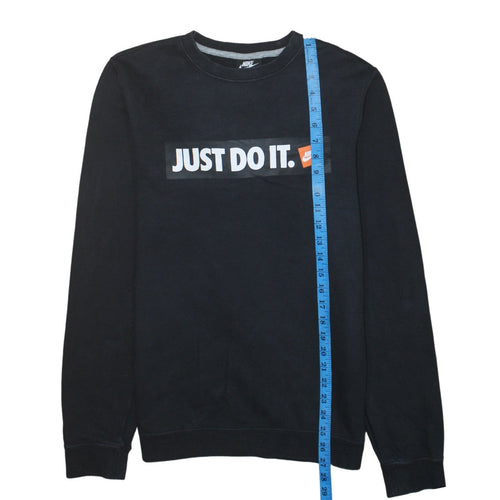 Nike Men's Black Just Do It Crew Neck Sweatshirt Size S