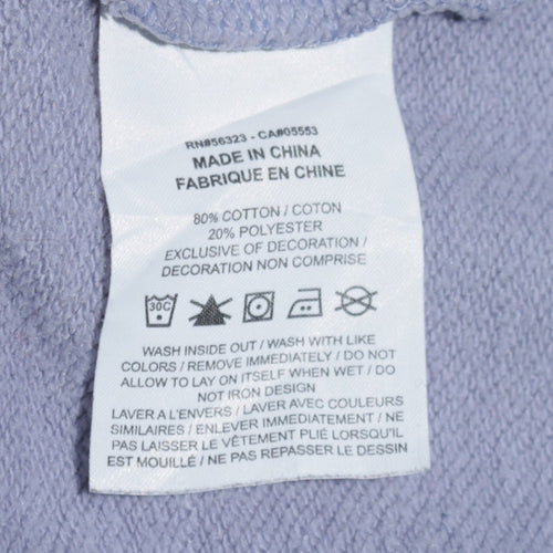 Nike Women’s Purple 1/4 Zip Pullover Sweatshirt Medium Cotton Blend