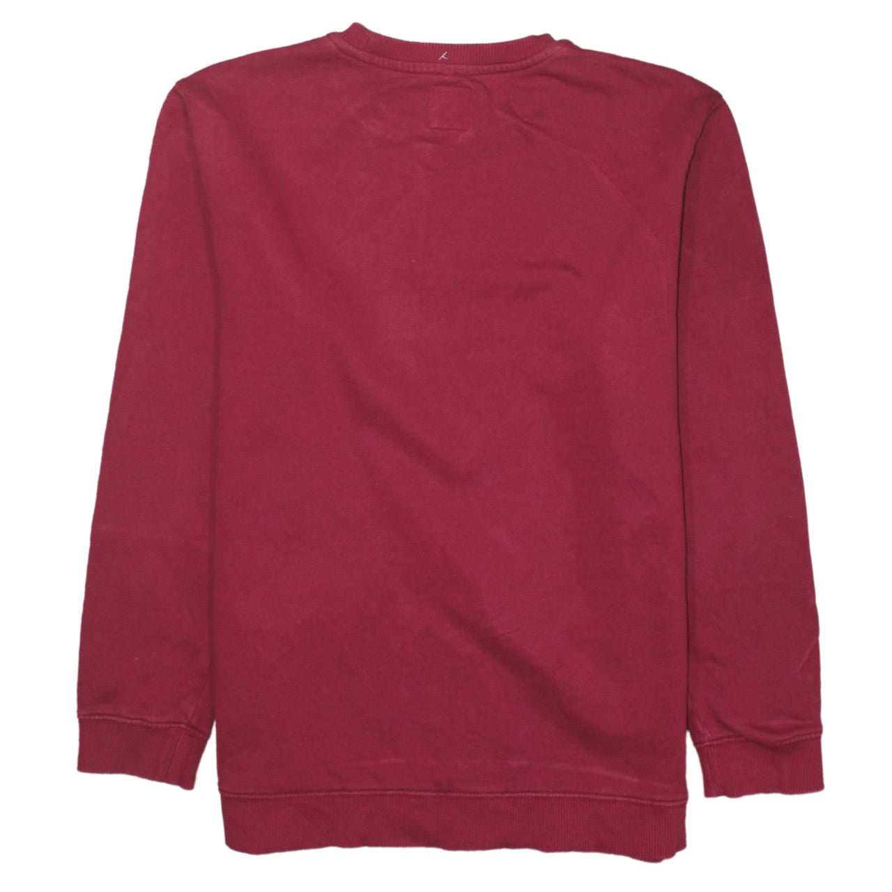 Vans Women’s Red Sweatshirt XL Cotton Crew Neck Pullover Logo Print