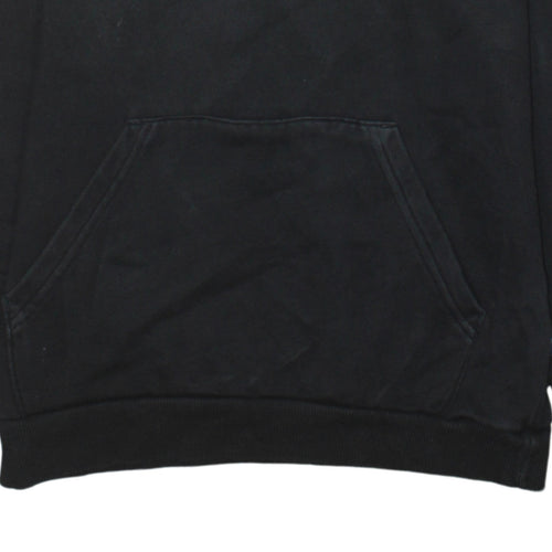 Puma Boys Black Pullover Hoodie 13-14 Years Casual Cotton Blend Logo
