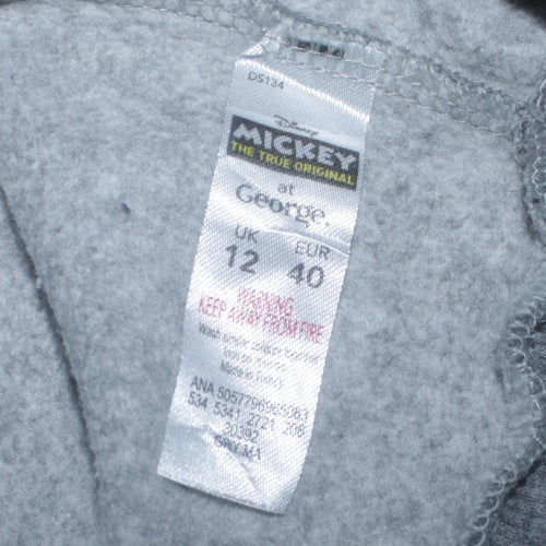 Disney at George Women's Grey Sequin Mickey Sweatshirt UK 12