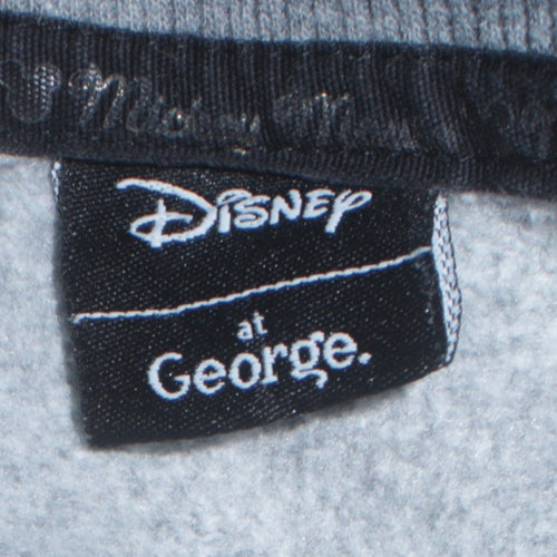 Disney at George Women's Grey Sequin Mickey Sweatshirt UK 12