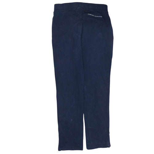 Armani Exchange Men's Blue Sweatpants S Regular Fit Fleece