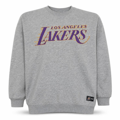 NBA Los Angeles Lakers Grey Women's Small Crew Neck Sweatshirt