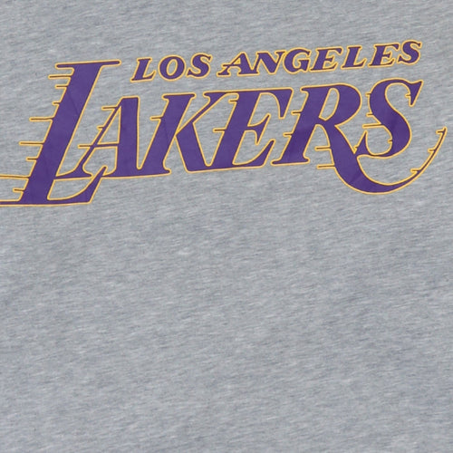 NBA Los Angeles Lakers Grey Women's Small Crew Neck Sweatshirt