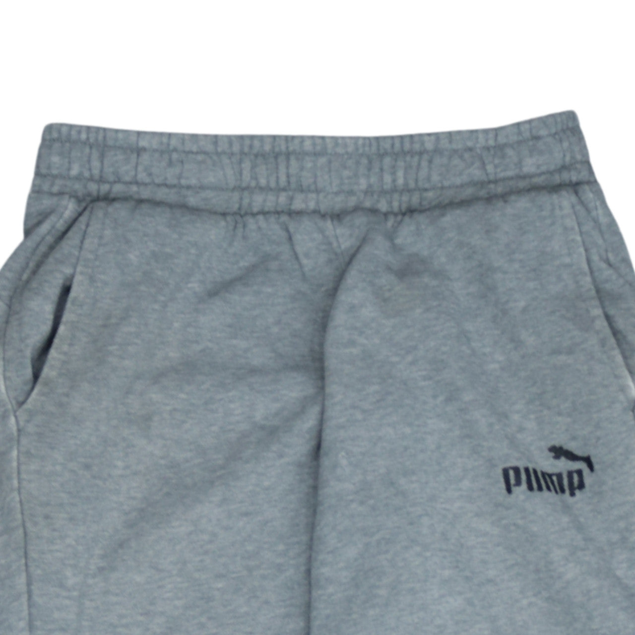 Puma Boys Grey XL Sweatpants Fleece Joggers Elastic Waist Activewear