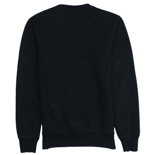 Nicce Mens Black XS Logo Crew Neck Pullover Sweatshirt