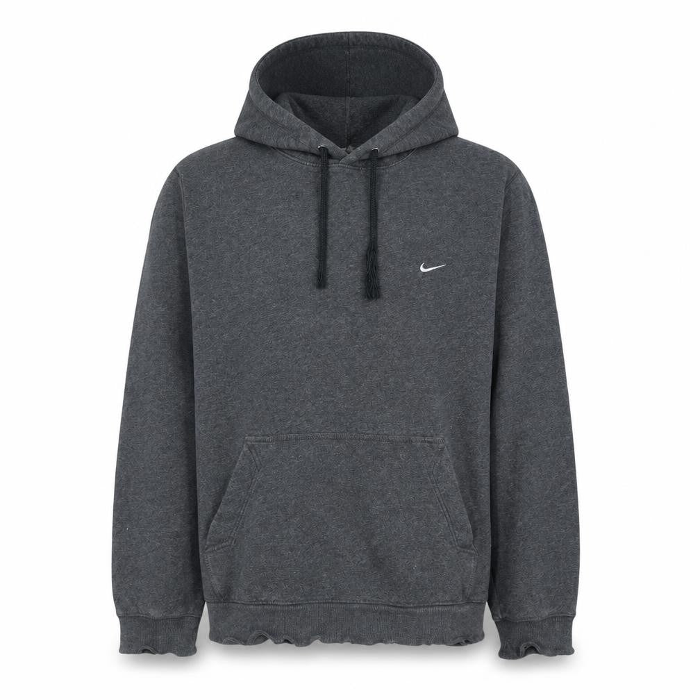 Nike Men's Grey Pullover Hoodie XL Classic Fleece Sportswear