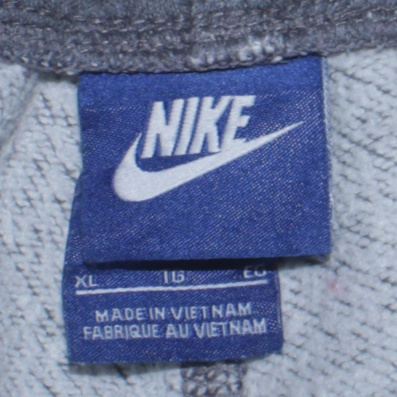 Nike Men's Grey XL Sweatpants Regular Fit Fleece Joggers