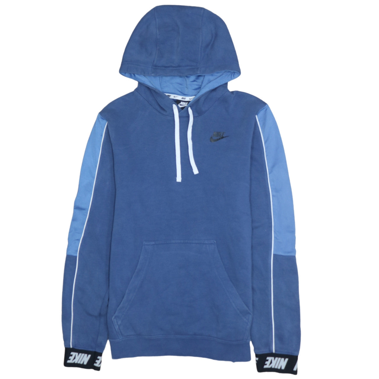 Nike Men's Blue Pullover Hoodie XS Regular Fit Fleece Sportswear