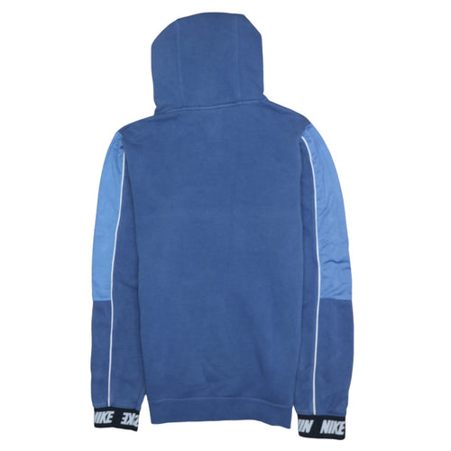 Nike Men's Blue Pullover Hoodie XS Regular Fit Fleece Sportswear