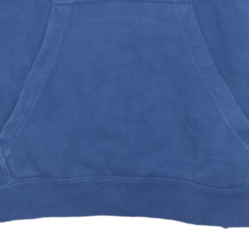 Nike Men's Blue Pullover Hoodie XS Regular Fit Fleece Sportswear