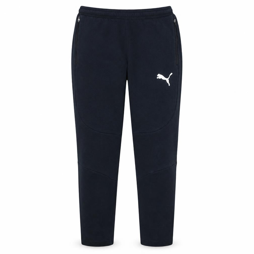 Puma Women's Black Jogger Trousers Size M Regular Fit Fleece Pants