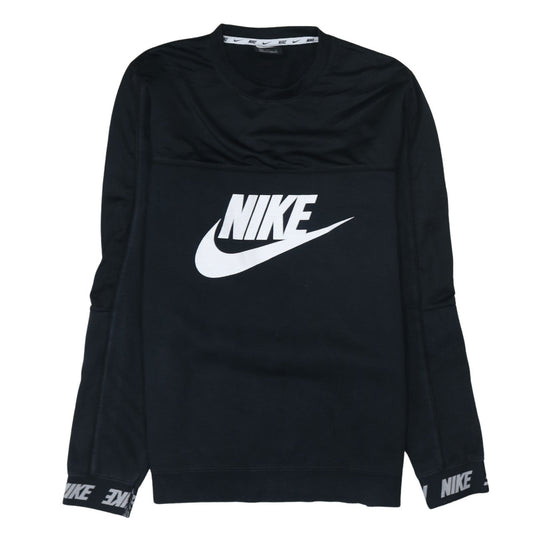 Nike Men's Black Crew Neck Pullover Sweatshirt Medium