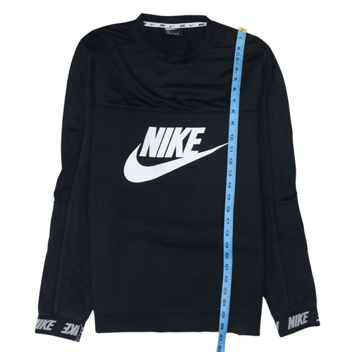 Nike Men's Black Crew Neck Pullover Sweatshirt Medium