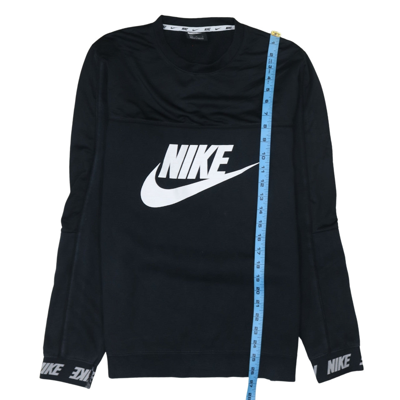 Nike Men's Black Crew Neck Pullover Sweatshirt Medium