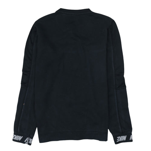 Nike Men's Black Crew Neck Pullover Sweatshirt Medium