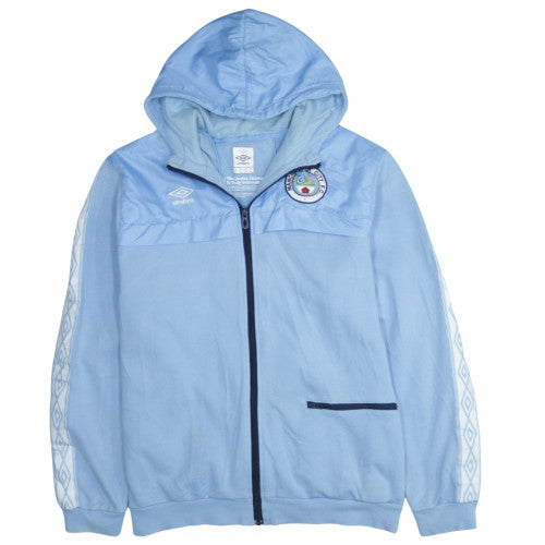 Umbro Men’s Blue Full Zip Hoodie Manchester City XXL