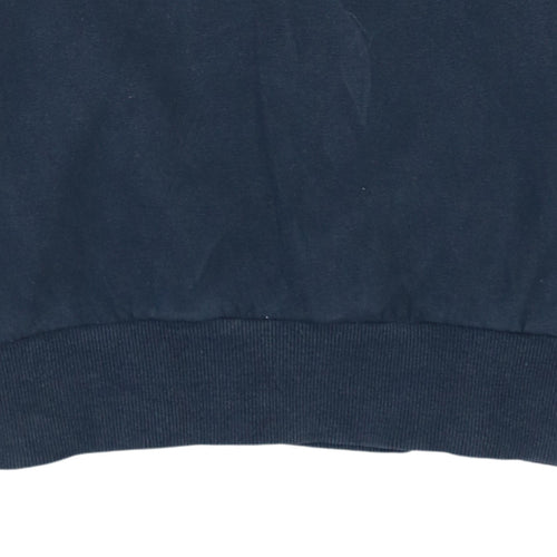 Ellesse Men's Blue Small Pullover Logo Sweatshirt