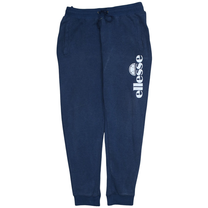 Ellesse Mens Blue Sweatpants Joggers L Cotton Blend Casual