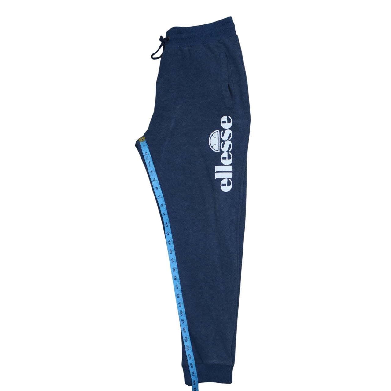 Ellesse Mens Blue Sweatpants Joggers L Cotton Blend Casual