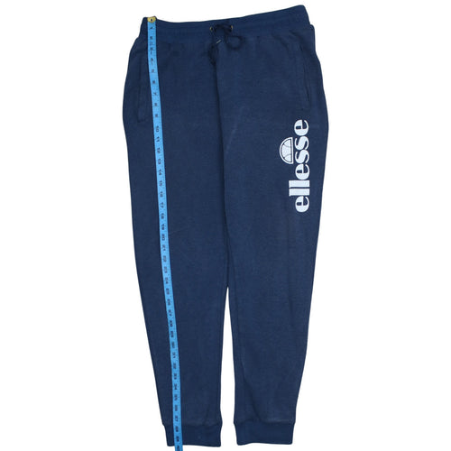 Ellesse Mens Blue Sweatpants Joggers L Cotton Blend Casual