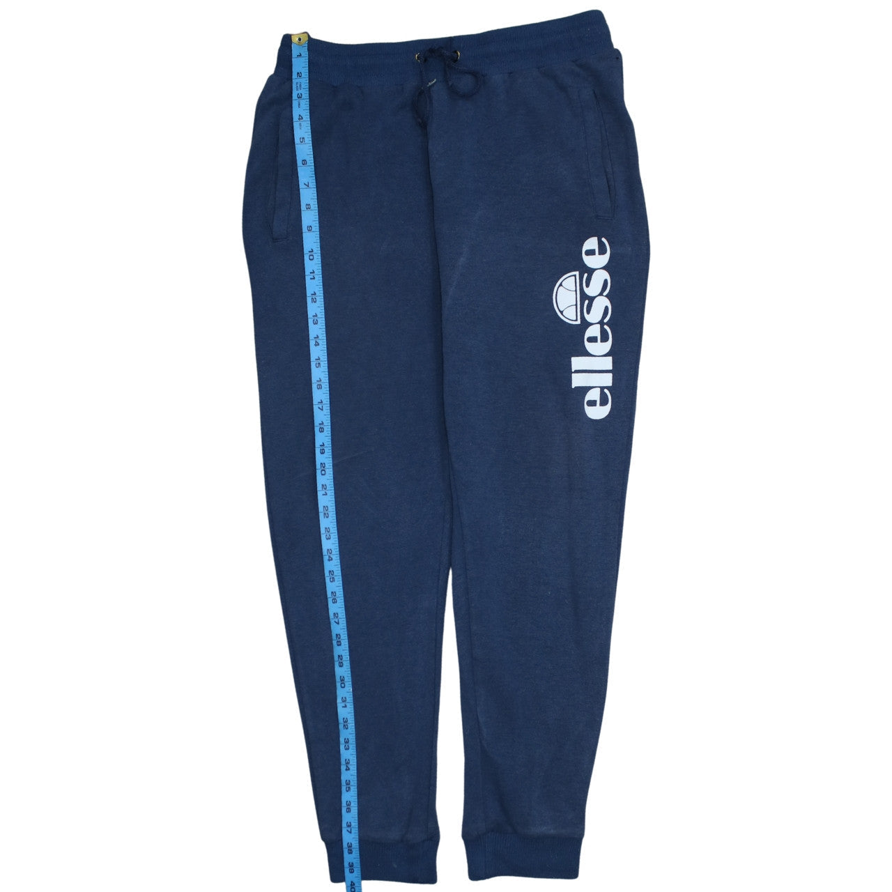 Ellesse Mens Blue Sweatpants Joggers L Cotton Blend Casual