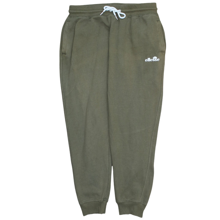 Ellesse Women's Green Jogger Sweatpants M Fleece Lined