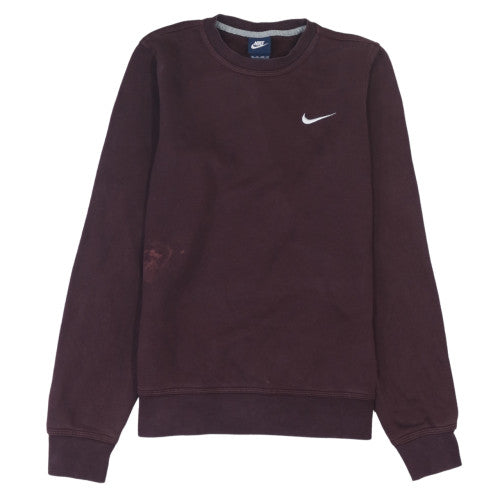 Nike Men's Brown XS Crew Neck Pullover Sweatshirt