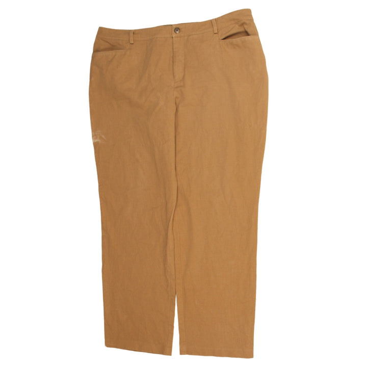 Ralph Lauren Women Beige Chino Straight Leg Plus Size 18W Trousers