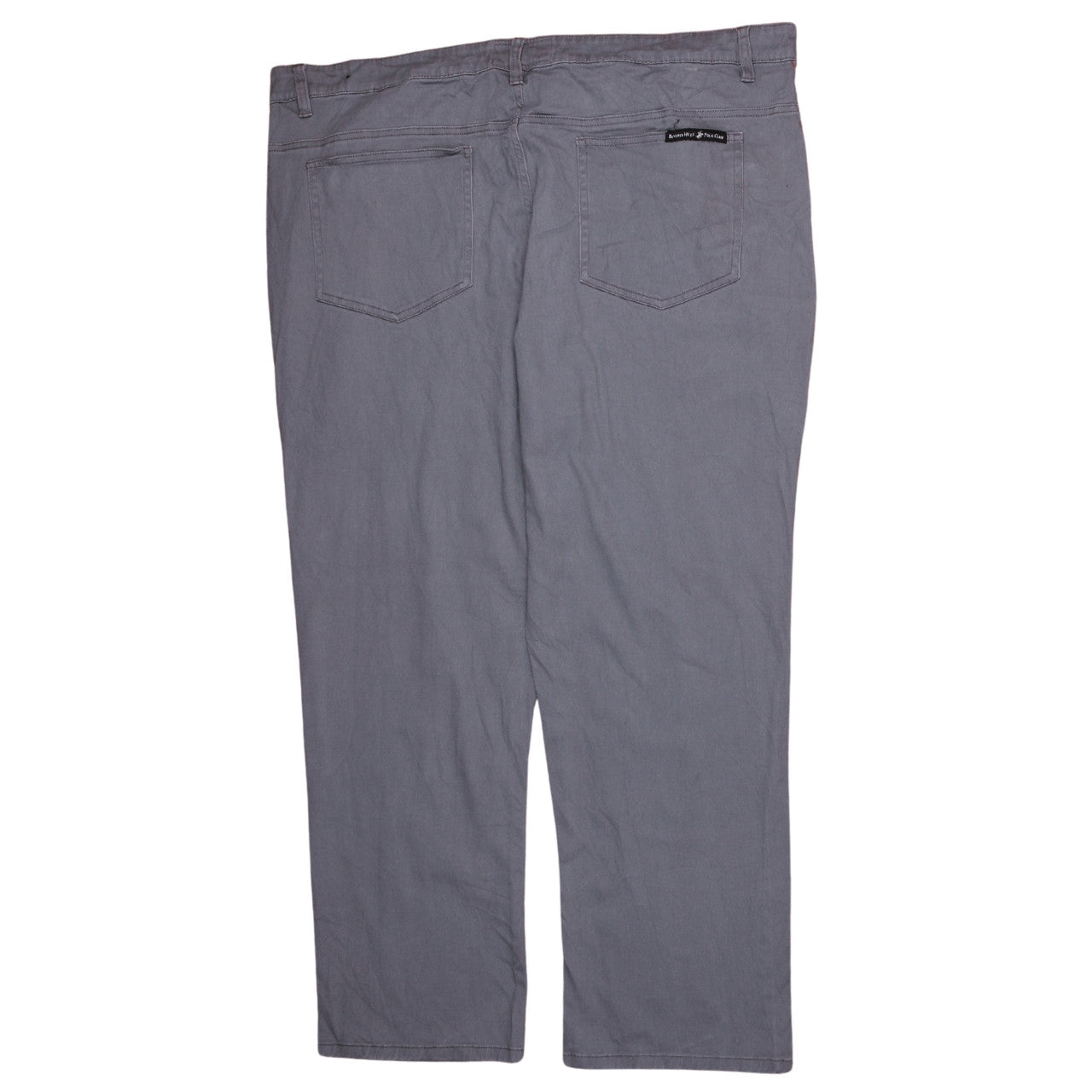 Beverly Hills Polo Club Men's Grey Chino Trousers 42W 30L Regular Fit