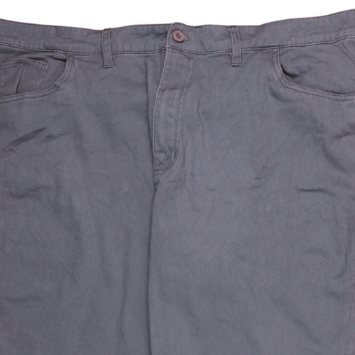 Beverly Hills Polo Club Men's Grey Chino Trousers 42W 30L Regular Fit
