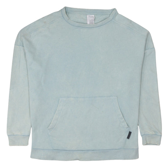 Reebok Women’s Blue Small Pullover Sweatshirt with Pocket