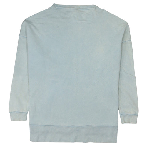 Reebok Women’s Blue Small Pullover Sweatshirt with Pocket