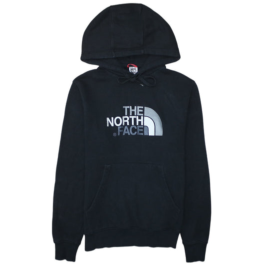 The North Face Men's Black Pullover Hoodie Size S Logo Fleece