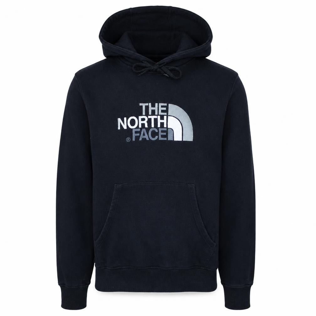The North Face Men's Black Pullover Hoodie Size S Logo Fleece