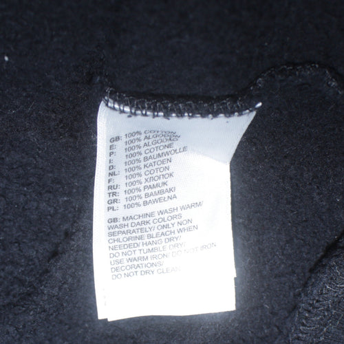 The North Face Men's Black Pullover Hoodie Size S Logo Fleece