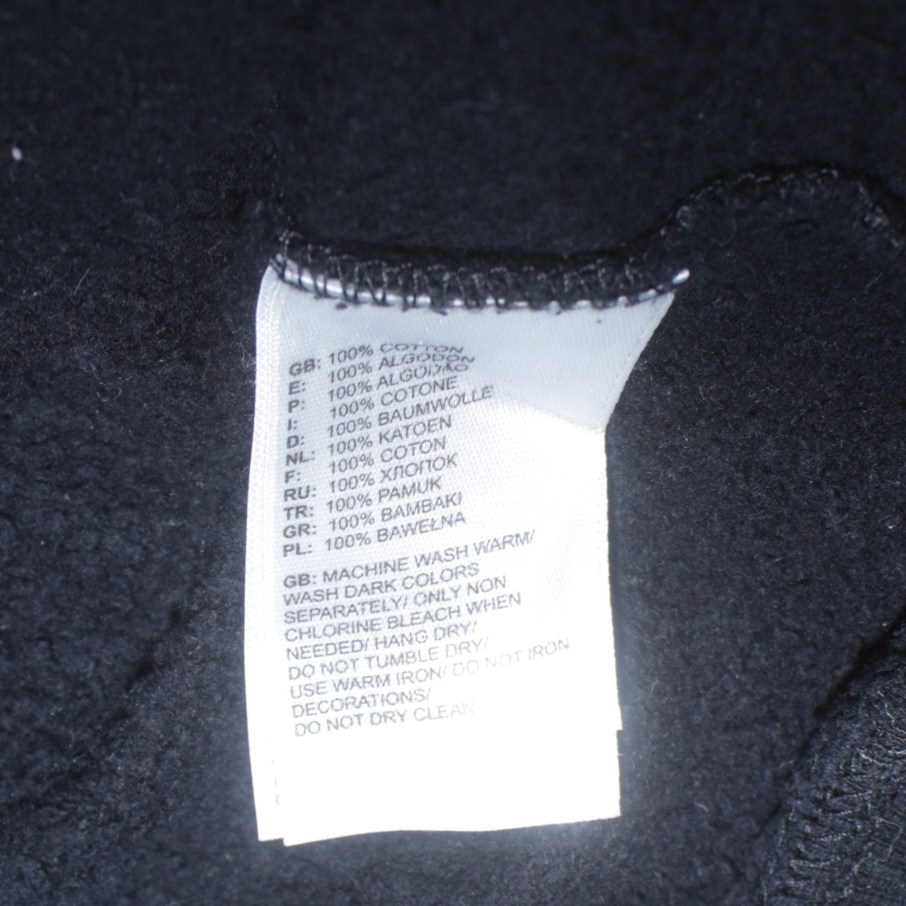 The North Face Men's Black Pullover Hoodie Size S Logo Fleece