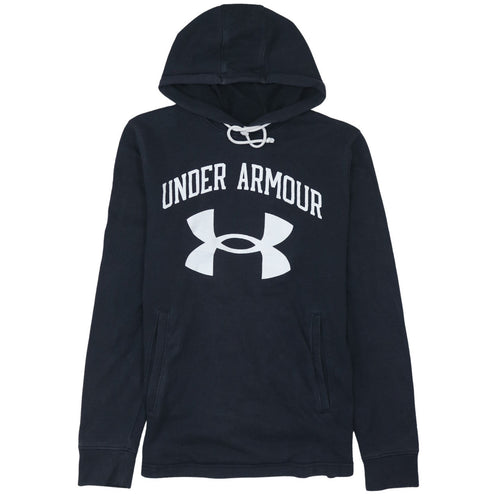 Under Armour Men's Black Pullover Hoodie Medium Relaxed Fit Sportswear