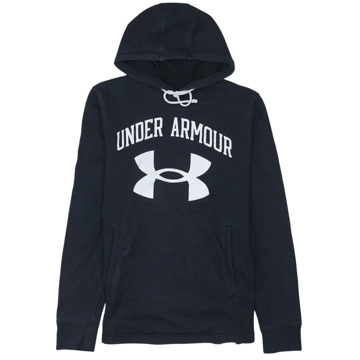 Under Armour Men's Black Pullover Hoodie Medium Relaxed Fit Sportswear