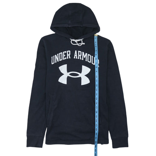 Under Armour Men's Black Pullover Hoodie Medium Relaxed Fit Sportswear