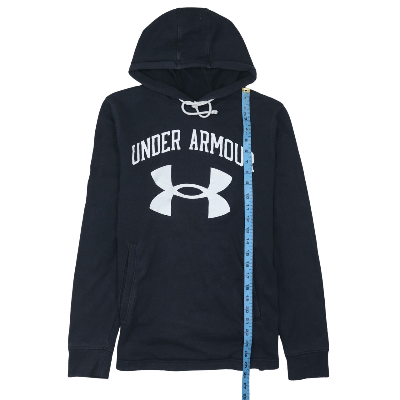 Under Armour Men's Black Pullover Hoodie Medium Relaxed Fit Sportswear