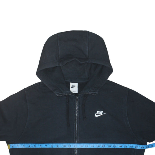 Nike Men's Black Full Zip Hoodie M Fleece Sportswear