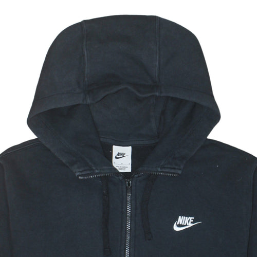 Nike Men's Black Full Zip Hoodie M Fleece Sportswear