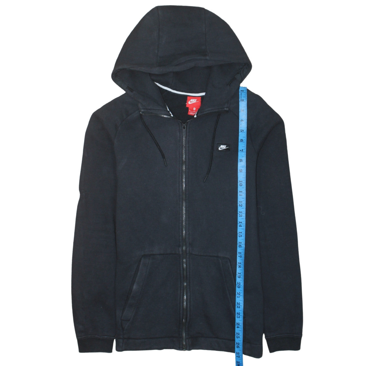 Nike Men's Black Full Zip Hoodie Size M Fleece Sportswear
