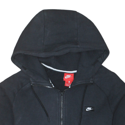 Nike Men's Black Full Zip Hoodie Size M Fleece Sportswear